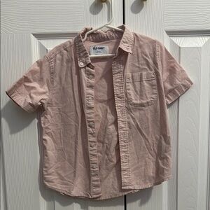 Old Navy Kids Pink Button-Up Shirt
